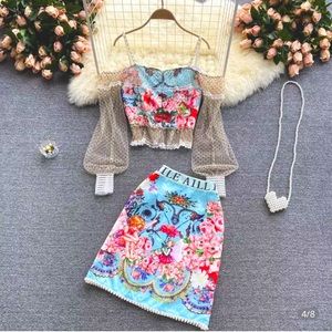 Vintage Two-Piece Skirt Set WORN ONCE